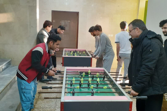 برگزاری تورنمنت فوتبال دستی درون دانشگاهی