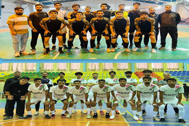 پیروزی پرگل تیم فوتسال دانشگاه علوم کشاورزی و منابع طبیعی خوزستان برابر دانشگاه علوم و فنون دریایی خرمشهر