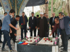 گزارش تصویری غبارروبی مزار شهدای گمنام و ادای احترام به شهیدان  دانشجوی دانشگاه