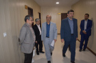 بادید مدیر کل نظارت بر طرح‌های عمرانی وزارت علوم، تحقیقات و فناوری از دانشگاه علوم کشاورزی و منابع طبیعی خوزستان