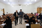 بازدید رئیس دانشگاه از حوزه‌های برگزاری امتحانات