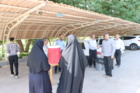 برگزاری مراسم غبار روبی از یادمان شهدای گمنام