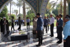 برگزاری مراسم غبار روبی از یادمان شهدای گمنام