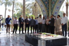 برگزاری مراسم غبار روبی از یادمان شهدای گمنام