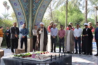 برگزاری مراسم غبار روبی از یادمان شهدای گمنام