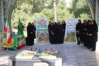 برگزاری مراسم غبار روبی از یادمان شهدای گمنام