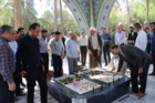 برگزاری مراسم غبار روبی از یادمان شهدای گمنام