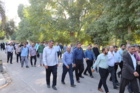 برگزاری همایش پیاده‌روی به مناسبت گرامی‌داشت هفته تربیت بدنی و ورزش در دانشگاه