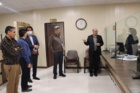 بازدید رئیس دانشگاه از بخش‌های اداری