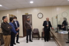 بازدید رئیس دانشگاه از بخش‌های اداری