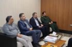 دیدار فرمانده ناحیه امام حسن مجتبی (ع) شهرستان باوی با رئیس دانشگاه
