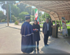 پرچم ایران بر فراز دانشگاه علوم کشاورزی و منابع طبیعی خوزستان به اهتزاز درآمد