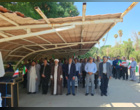 پرچم ایران بر فراز دانشگاه علوم کشاورزی و منابع طبیعی خوزستان به اهتزاز درآمد