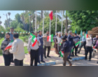 پرچم ایران بر فراز دانشگاه علوم کشاورزی و منابع طبیعی خوزستان به اهتزاز درآمد