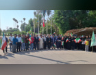 پرچم ایران بر فراز دانشگاه علوم کشاورزی و منابع طبیعی خوزستان به اهتزاز درآمد