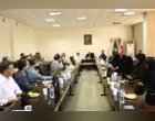 دیدار رئیس دانشگاه با اعضای هیئت علمی دانشکده‌های کشاورزی و مهندسی زراعی و عمران روستایی به مناسبت آغاز سال تحصیلی