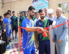 زمین چمن مصنوعی خوابگاه شهید شیخانی دانشگاه علوم کشاورزی و منابع طبیعی خوزستان افتتاح شد