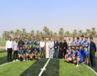 زمین چمن مصنوعی خوابگاه شهید شیخانی دانشگاه علوم کشاورزی و منابع طبیعی خوزستان افتتاح شد
