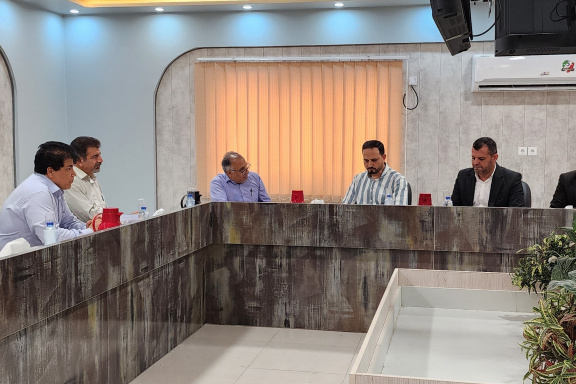 جلسه مشترک میان دانشگاه علوم کشاورزی و منابع طبیعی خوزستان و اداره آموزش و پرورش شهرستان باوی