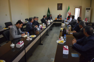 نشست سرپرست دانشگاه با رئیس جهاد کشاورزی استان خوزستان و هیأت همراه