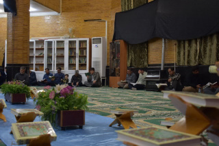 برگزاری مراسم احیای شب بیست و سوم ماه مبارک رمضان (شب قدر) در دانشگاه
