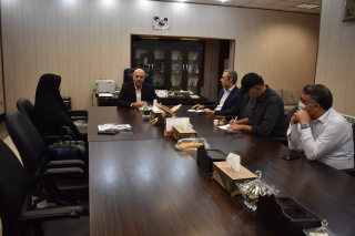 دیدار رئیس دانشگاه با سرپرست مرکز پرتوفرآیند منطقه ۱۰ کشوری و مشاور سازمان انرژی اتمی در استان خوزستان