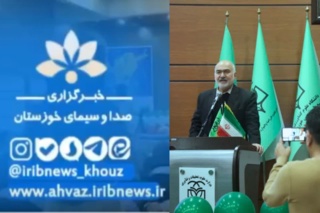 گزارش خبری پخش شده صدا و سیمای مرکز خوزستان از دیدار استاندار خوزستان با دانشجویان