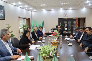 حضور هیئت نظارت، ارزیابی و تضمین کیفیت استان خوزستان در دانشگاه